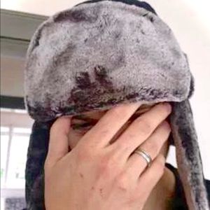 MEN WOMEN WARM FUR TRAPPER HAT SNOW RAIN